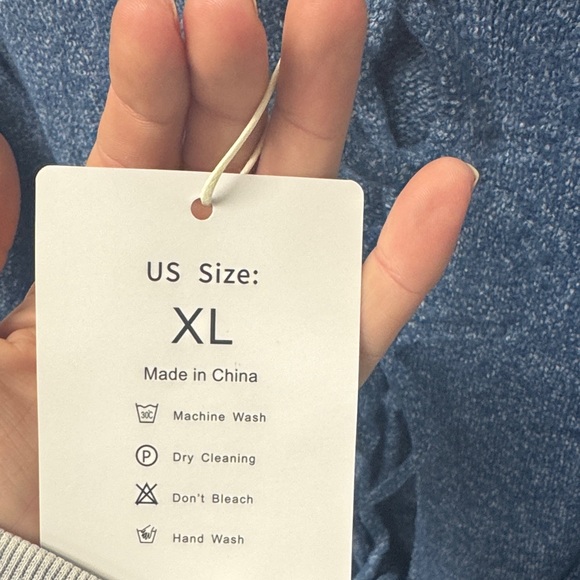 Blue Women's Sweater - Picture 5 of 5